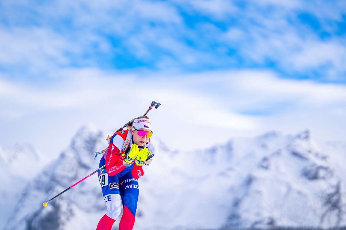 Kristýna Otcovská, trénink před SP v Annecy 2024